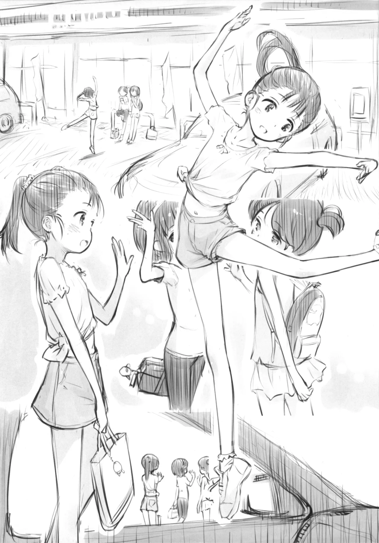 Kinjo no Ballet Kyoushitsu kara Kitaku Tochuu no Ayaka-chan to Nakayoshi suru Hanashi  Junbi-gou page 3 full