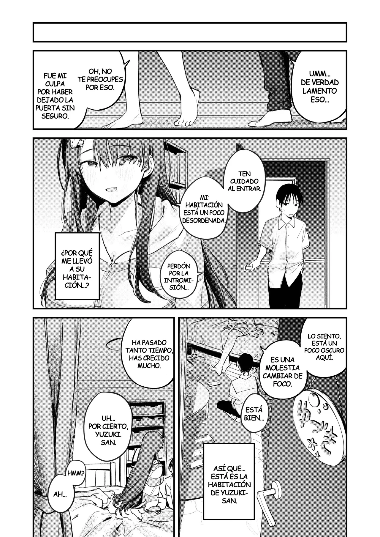 Mamono no Heya ~6 nen-buri ni Saikai shitara Hikikomori NEET ni Natteita Shinyuu no Onee-san ni Semararete Seieki o Shiboritorareru Hanashi | El Cuarto del Monstruo ~La Hitoria de Cómo Fui Exprimido por La Ermitaña Hermana Mayor de Mi Mejor Amigo~ page 10 full