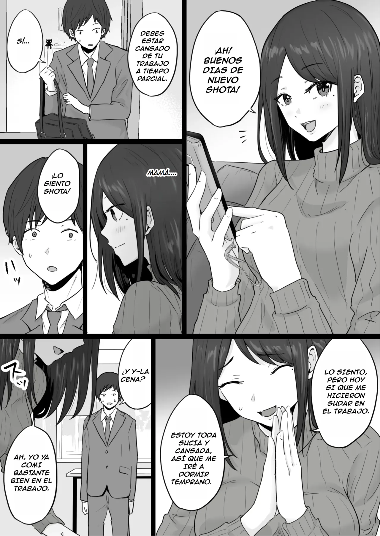 Houkai Kazoku -Hahaoya ga Yakuza to no Sex ni Hamatta Hanashi- | Familia Rota -Una esposa adicta al sexo infiel con un Yakuza- page 12 full