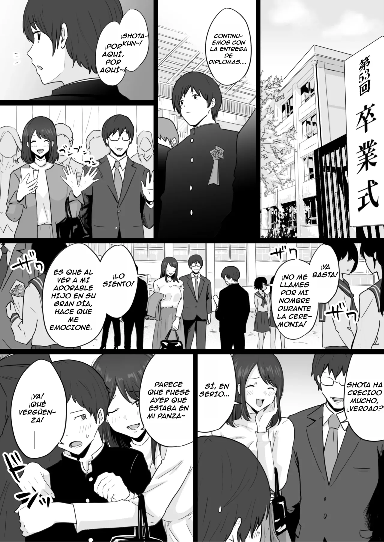 Houkai Kazoku -Hahaoya ga Yakuza to no Sex ni Hamatta Hanashi- | Familia Rota -Una esposa adicta al sexo infiel con un Yakuza- page 2 full