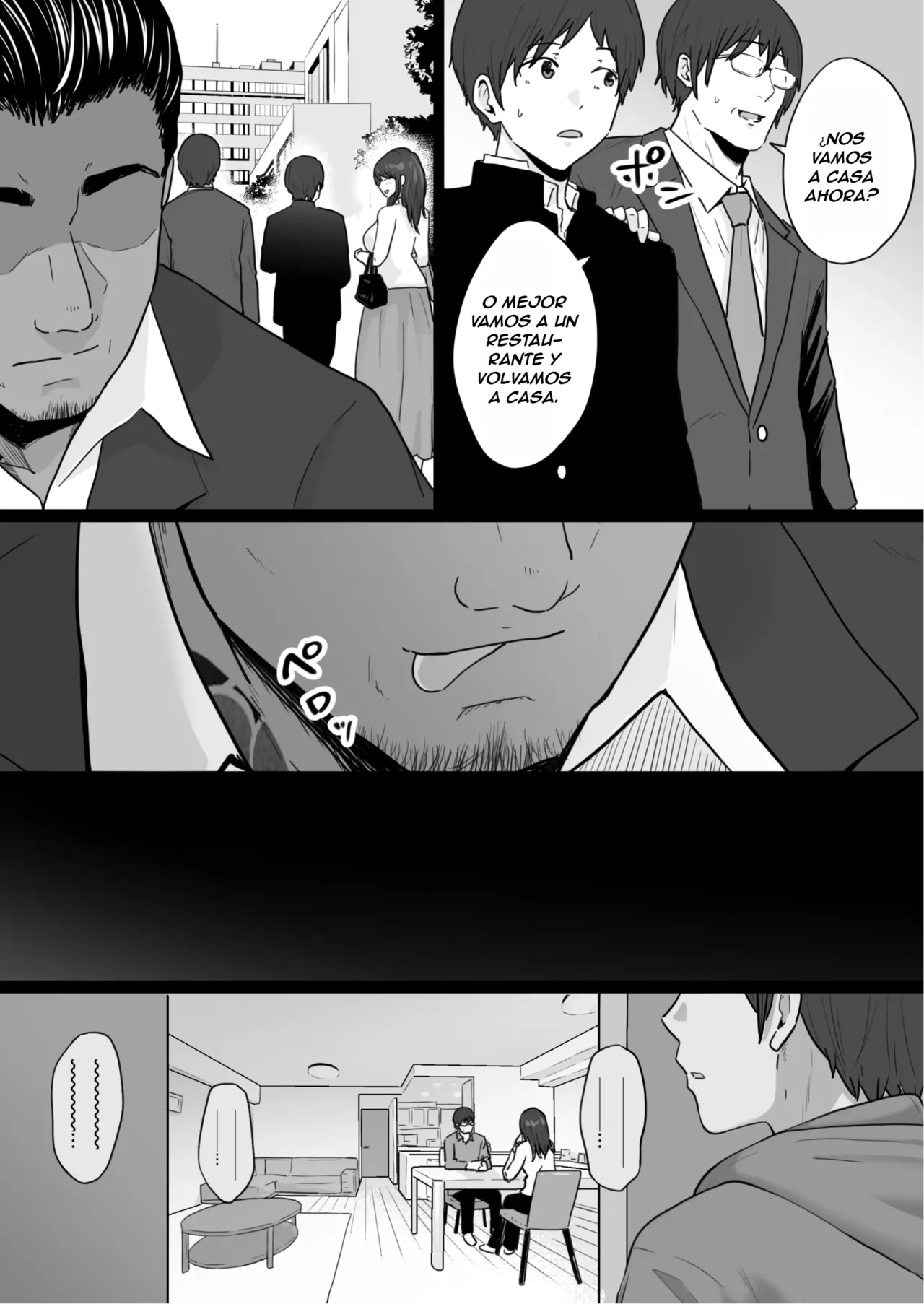 Houkai Kazoku -Hahaoya ga Yakuza to no Sex ni Hamatta Hanashi- | Familia Rota -Una esposa adicta al sexo infiel con un Yakuza- page 5 full