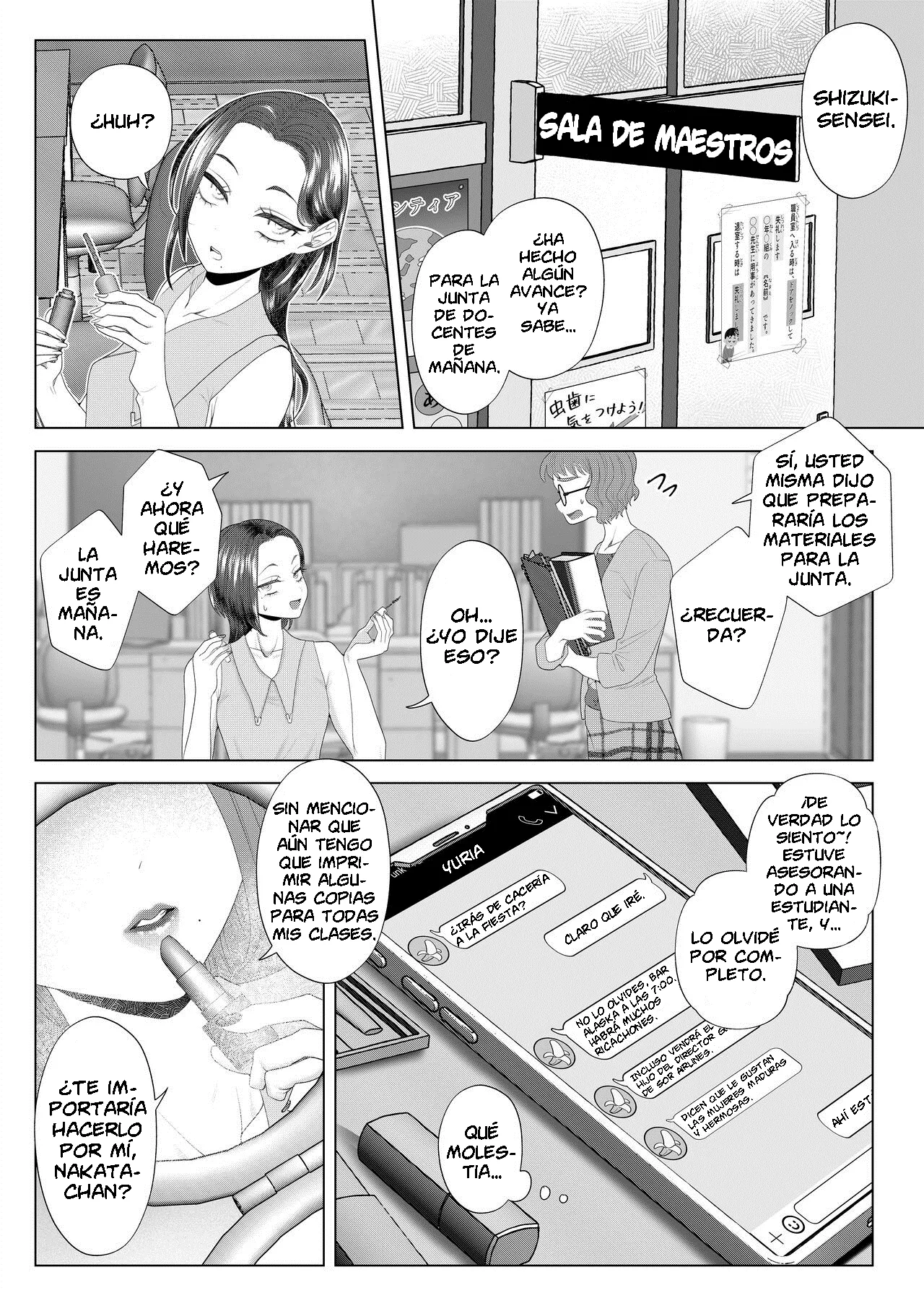 Entrenando a una Horrible Profesora usando una Aplicación de Hipnosis hasta Convertirla en una Esclava page 5 full