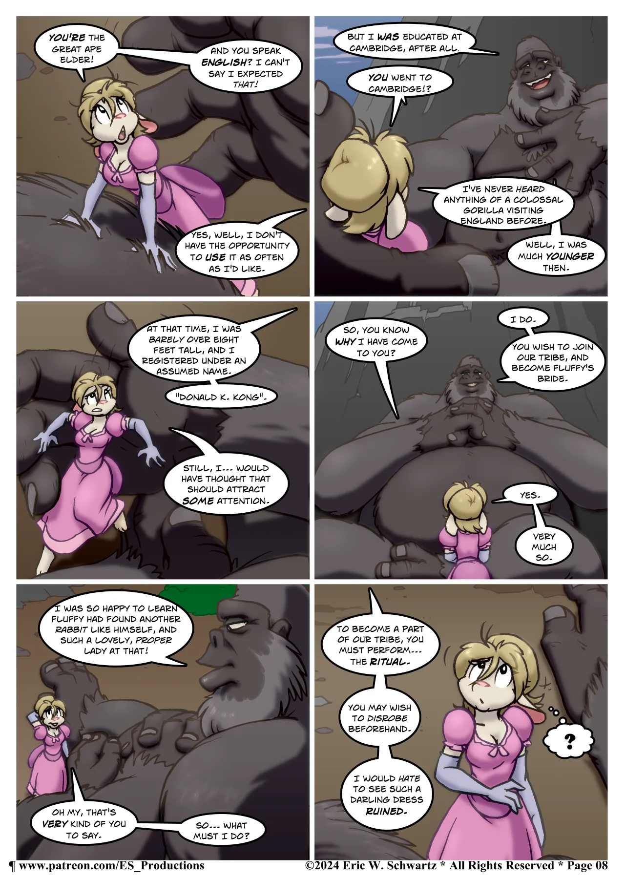 The Continuing Misadventures of Jane Cottontail and Fluffy: Chapter 3 - "Meet the Family" page 9 full