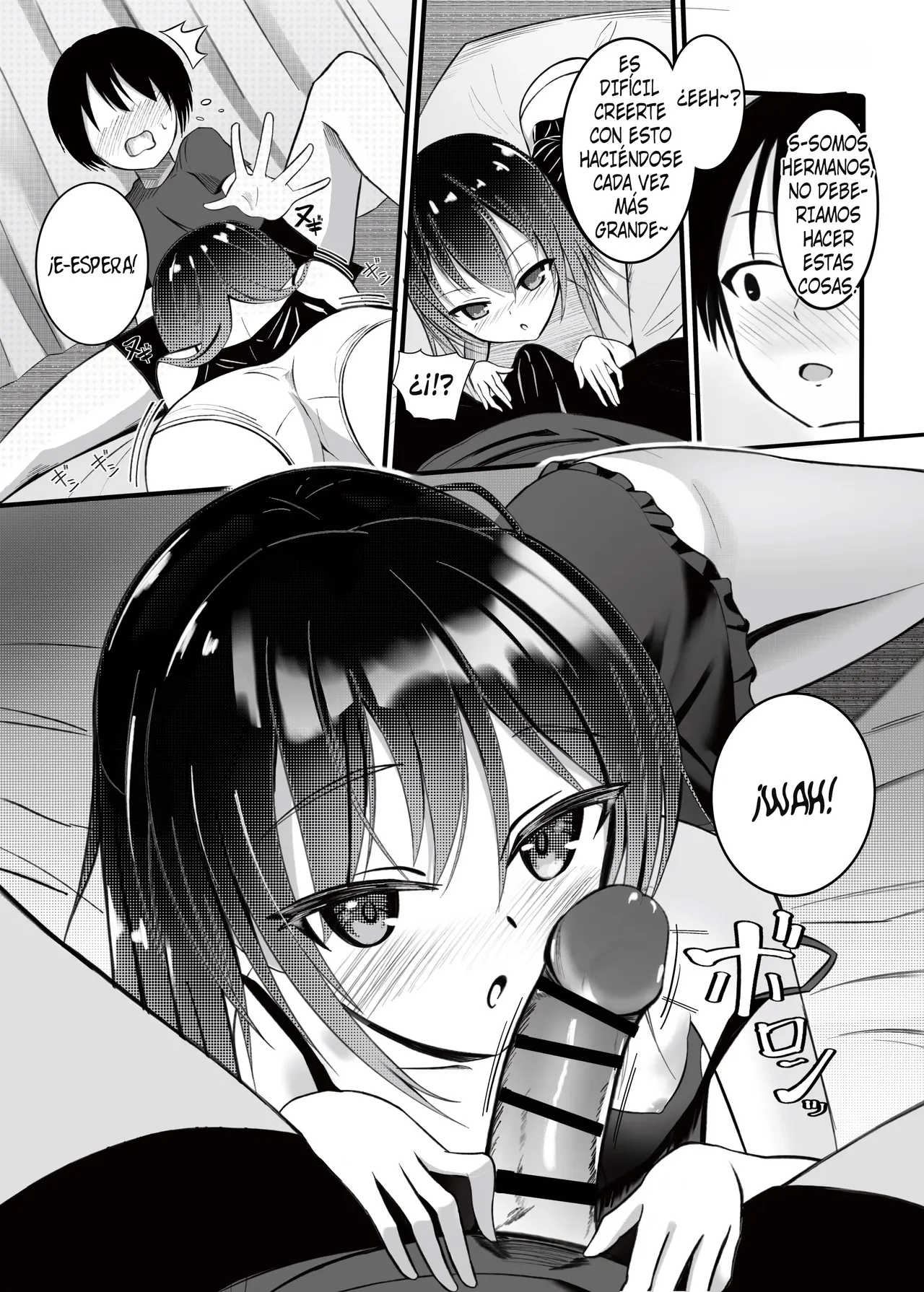 Onii-chan wa Omasena Imouto ni Okomari Chuu?! - Imouto ni Semararete Ichaicha SEX♡ | ¿¡Mi Hermana Menor Me Metió En Aprietos Otra Vez!？- Cómo Mi Hermana Me Presionó Para Que Hiciéramos El Am♡r page 10 full