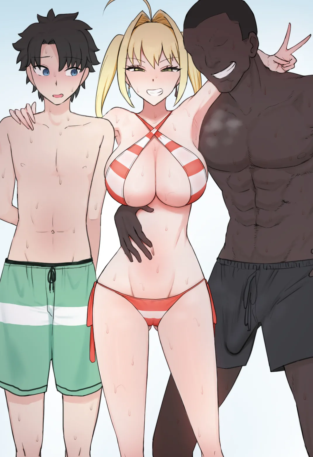 Nero×BBC Uwaki H Misetsuke page 6 full