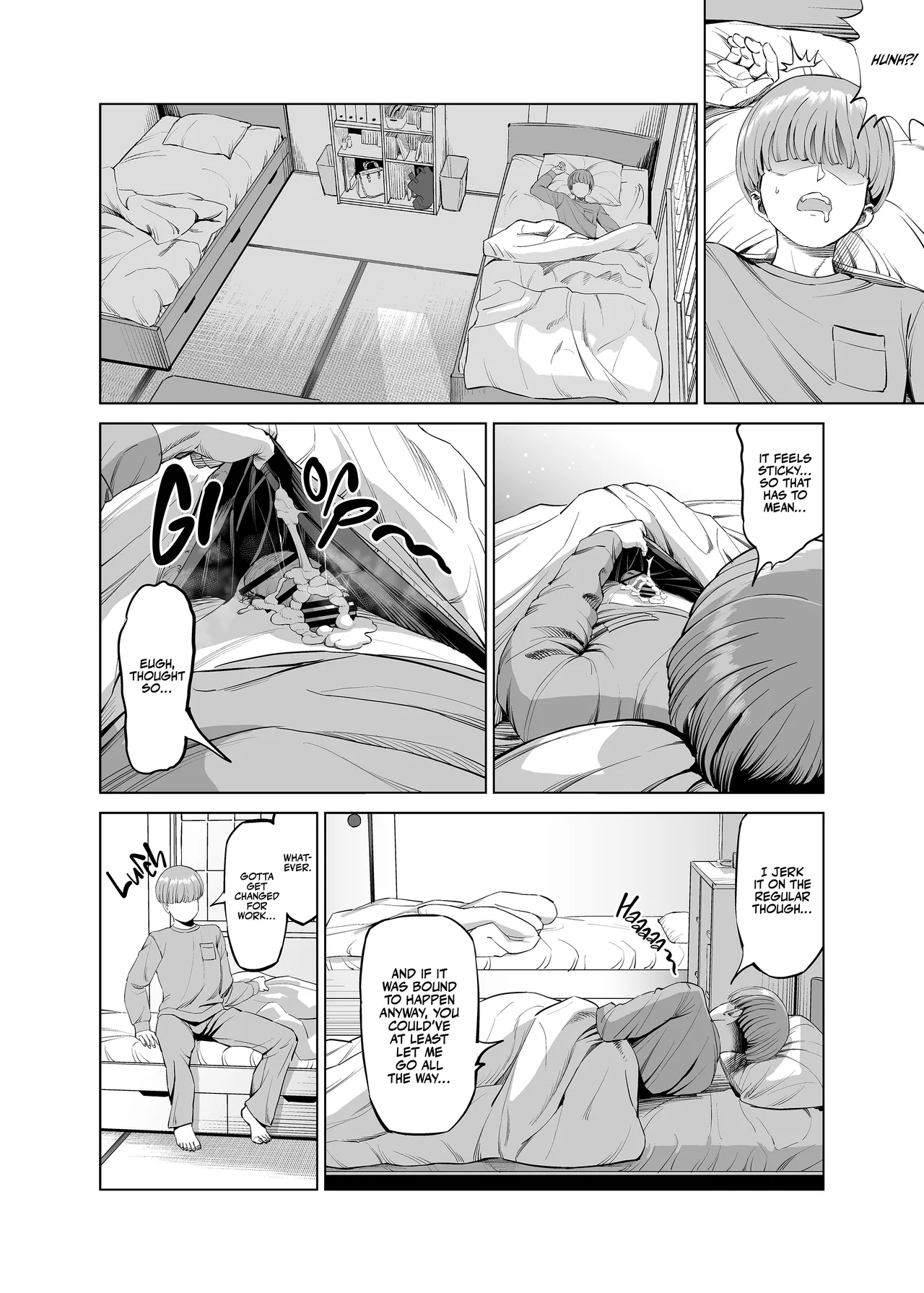 Yokkyuu Fuman na Share House no Juunin Otagai Seiyoku Tsuyoi node Souiu Kankei ni Nacchaimashou ka | Frustrated Share House Residents - Why don't we just get together since we're both horny? page 6 full