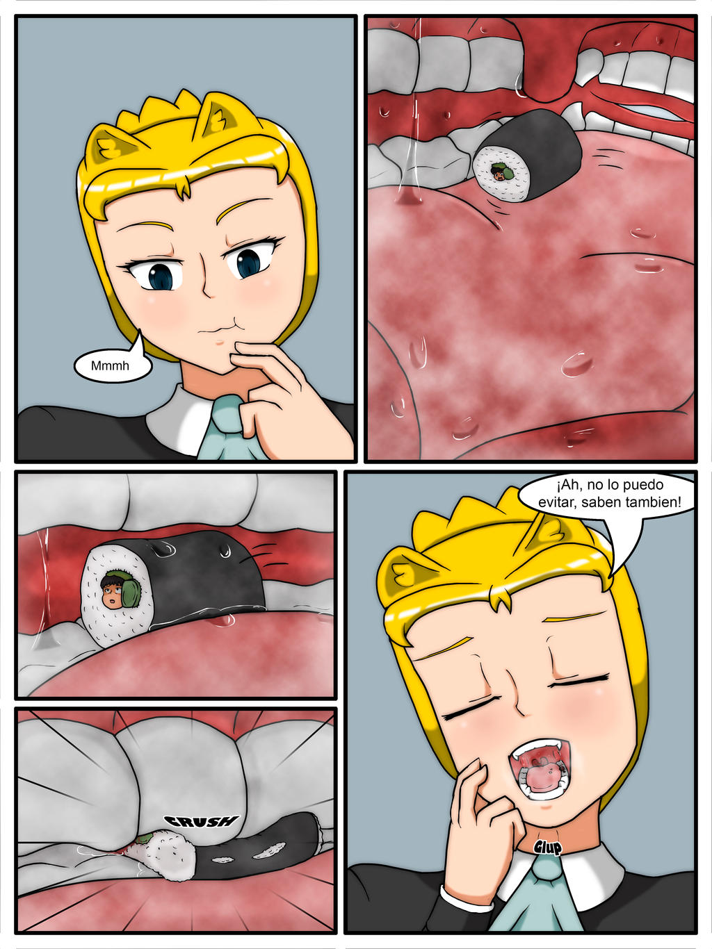 Hermanas Neko: Lunch Time page 8 full