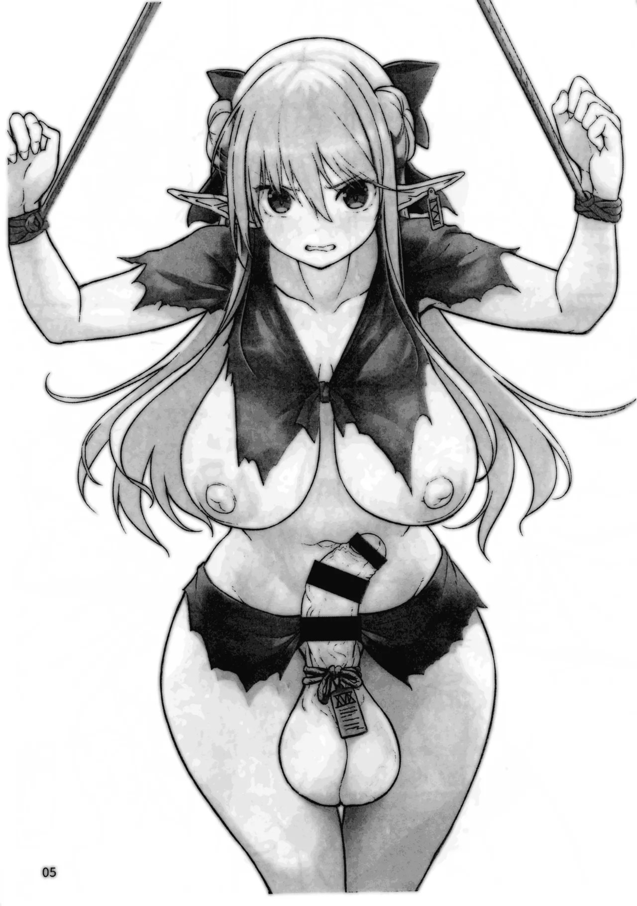 Ryoshuu no Futanari Elf Junbi-gou page 5 full