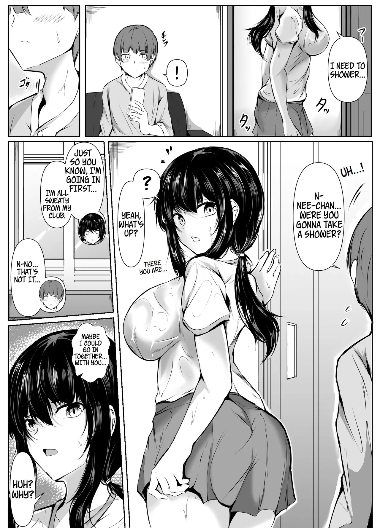 Dosakusanimagirete Oshi ni Yowai Ane to o Furo Haitta Kekka | What Happened When I Joined My Big Sister in the Bath, Who's a Bit of a Pushover in the Heat of the Moment... page 3 full