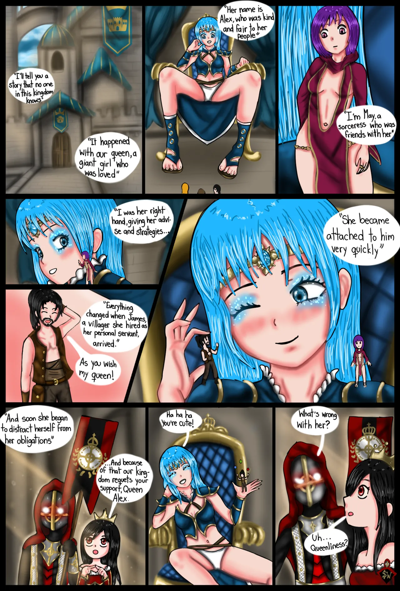 The story of the Queen Alex page 1 full