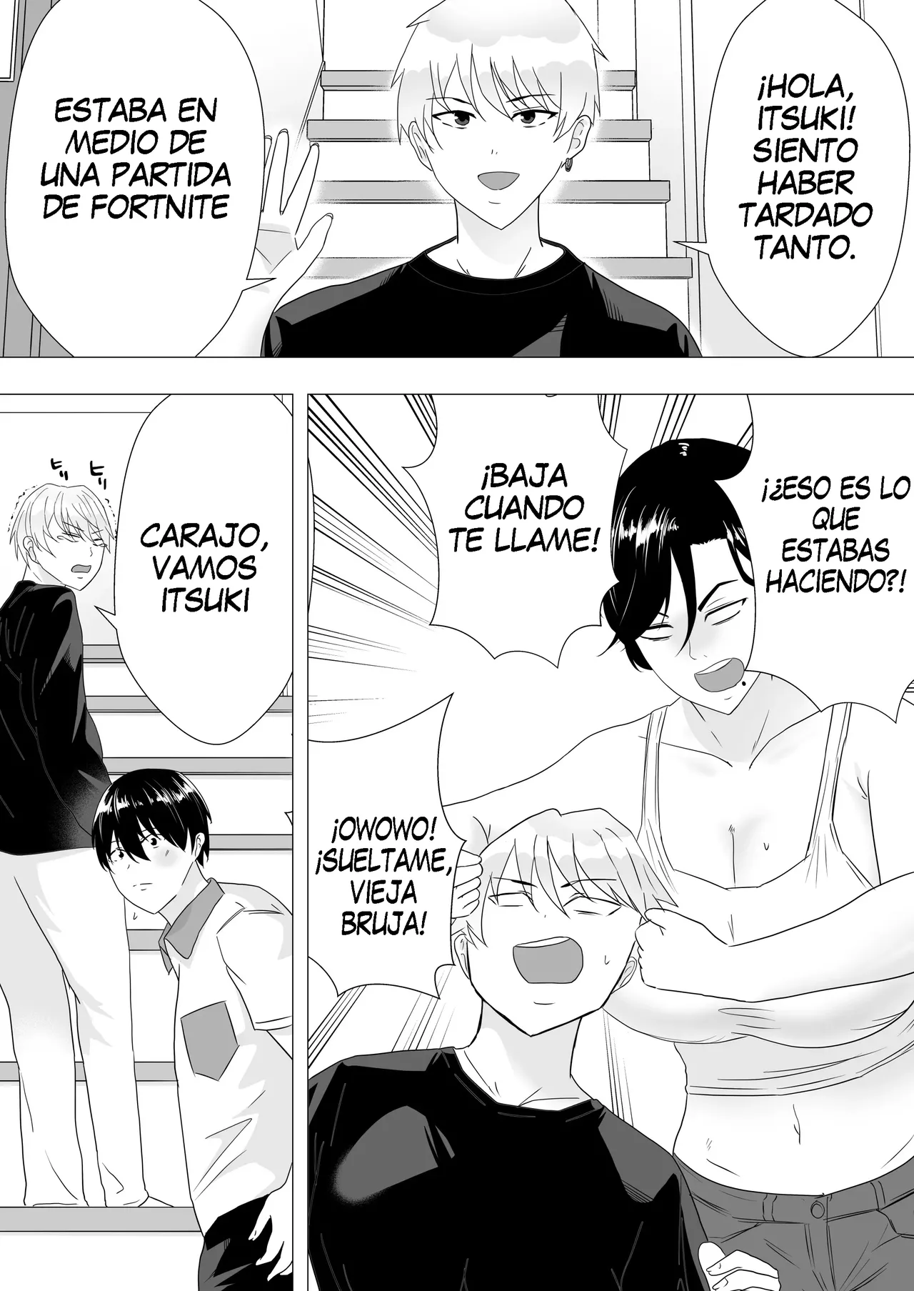 Kimottama Kaa-chan ~Genki Mama ga Boku no Dekachin ni Ochiru made~ | Una Vigorosa Madre ~Hasta Que La Enérgica Madre Caiga Ante Mi Gigante Pene~ page 7 full