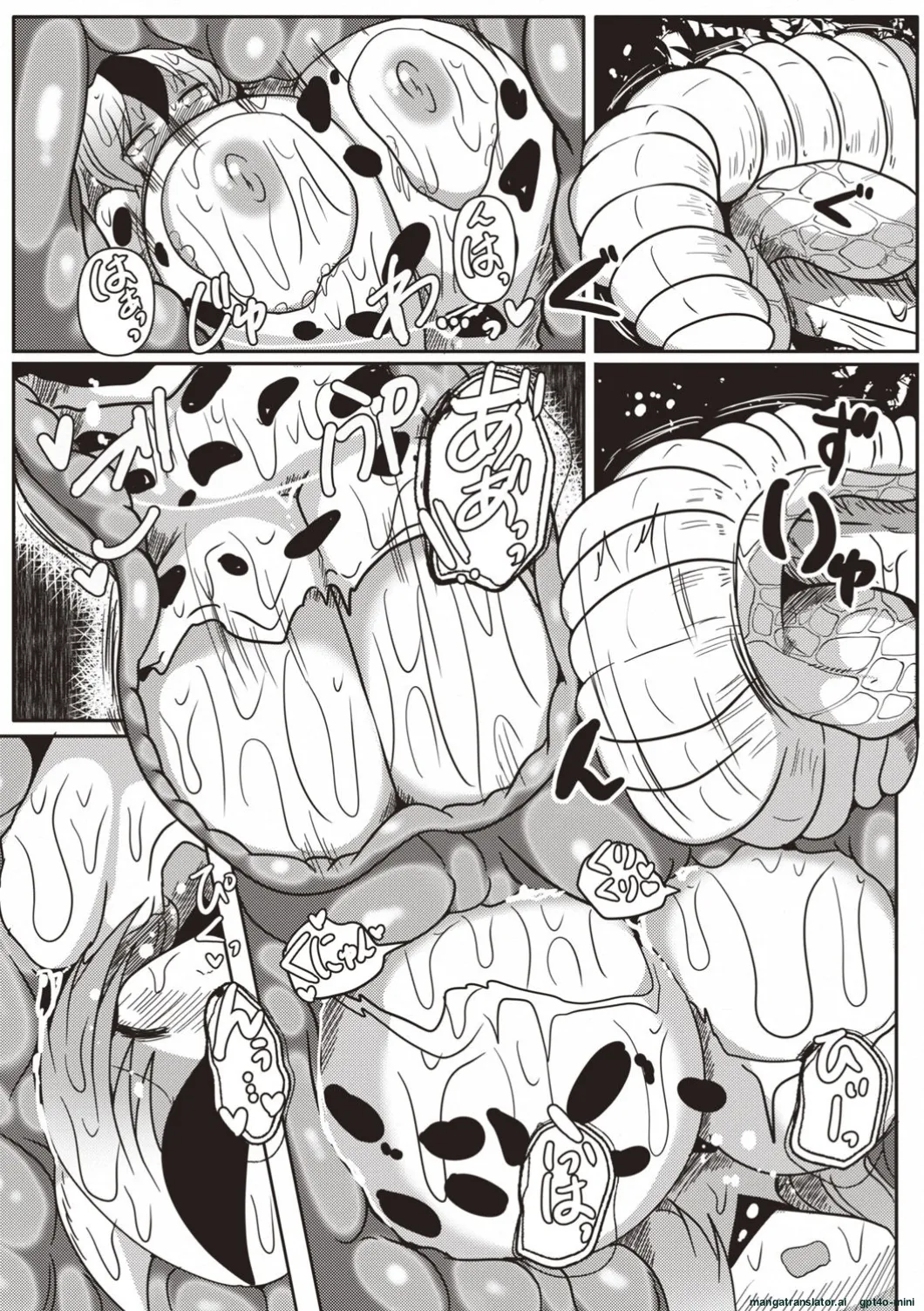 Lamia sister of the forest - Cow girl is overrun and swallowed page 8 full