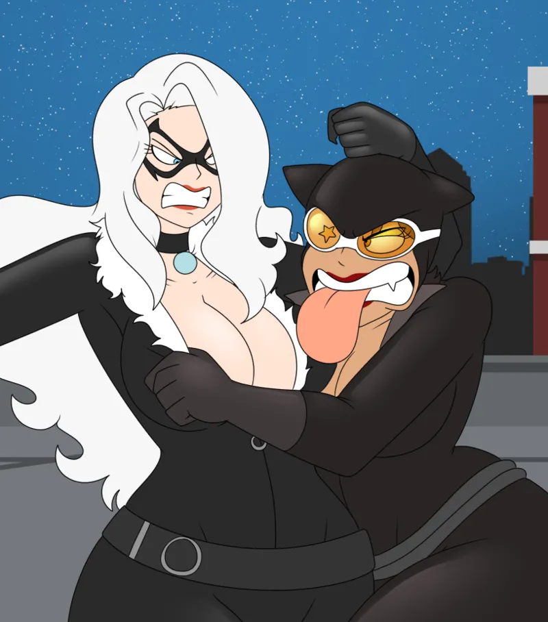 Black Cat vs. Catwoman page 1 full