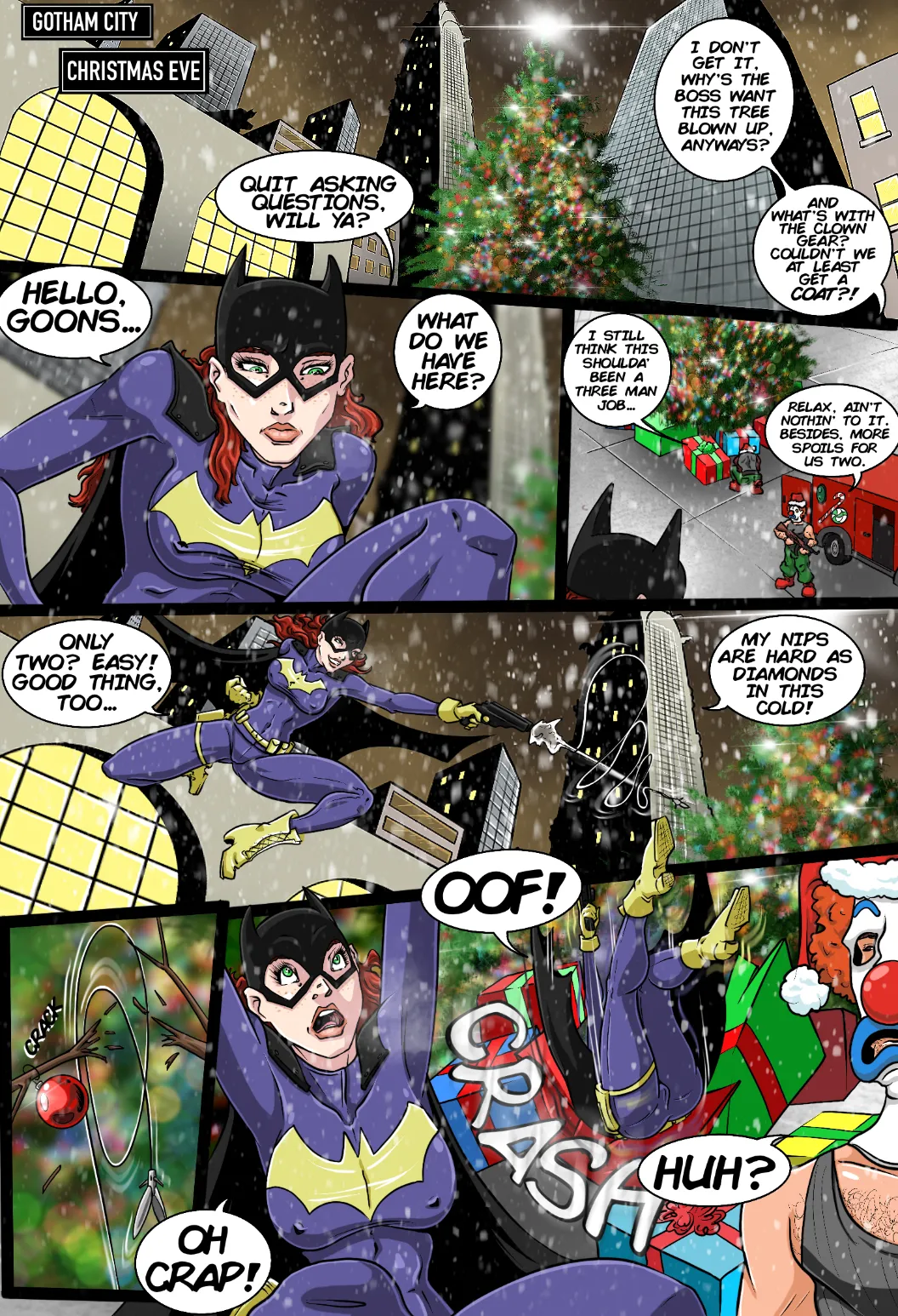Tales of Injustice: Batgirl's Christmas Story page 1 full