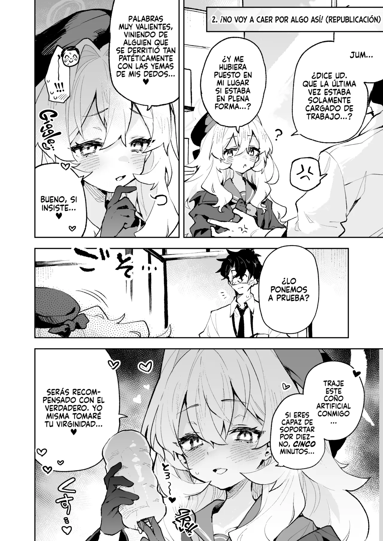 Niyaniya Kyouju no Ama Zeme Gotoki ni Makenai ga!? | ¡No seré derrotado por la Profesora Risueña y sus Tentaciones Tentadoras! page 11 full