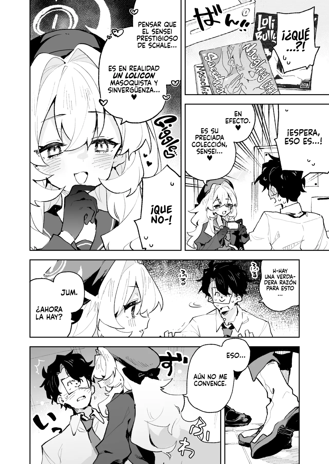 Niyaniya Kyouju no Ama Zeme Gotoki ni Makenai ga!? | ¡No seré derrotado por la Profesora Risueña y sus Tentaciones Tentadoras! page 3 full