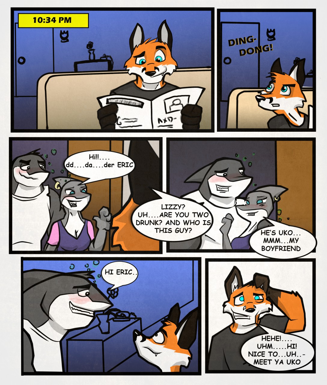 One Night with her Boyfriend page 1 full