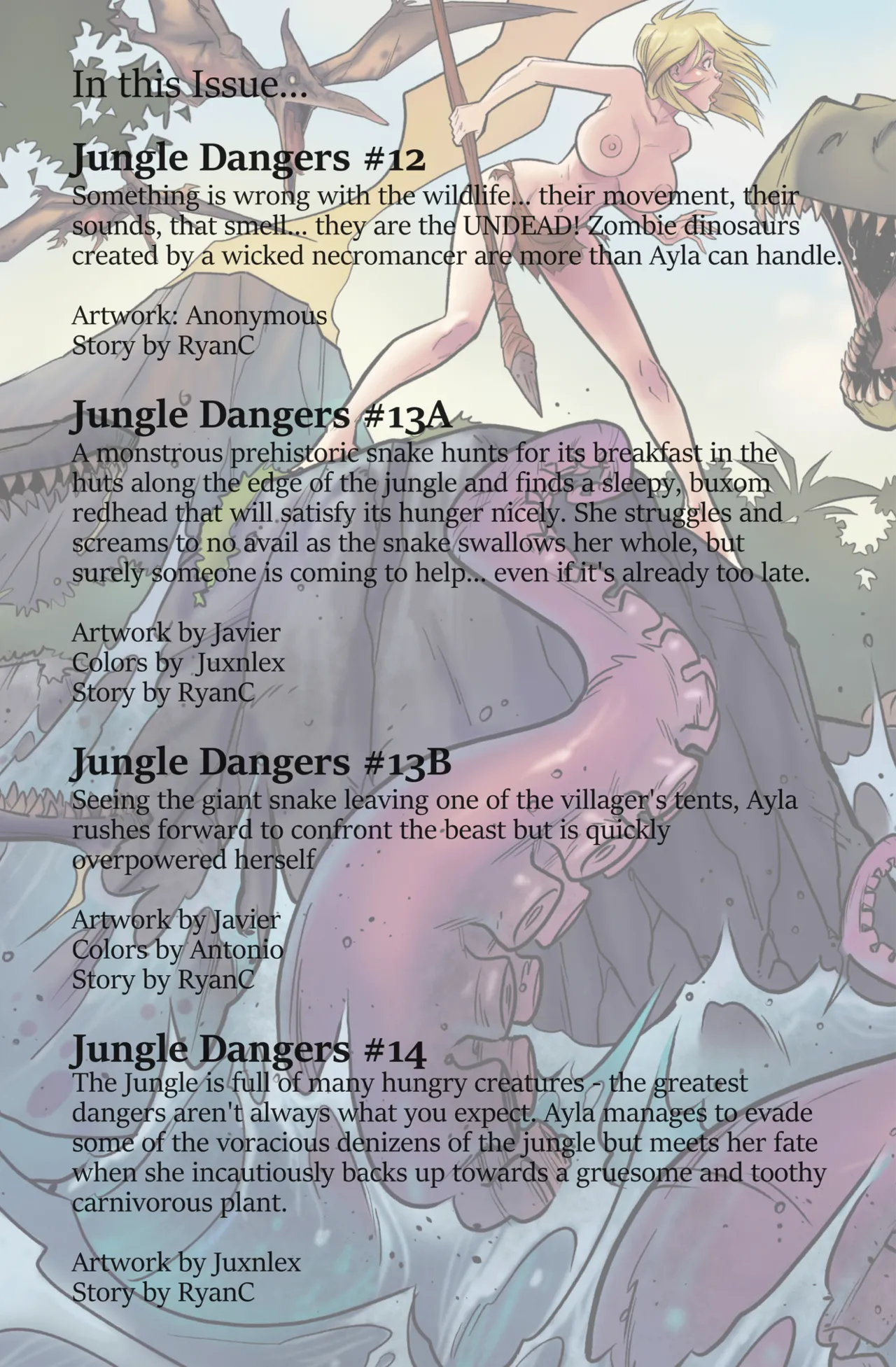 Jungle Dangers Book Four page 2 full