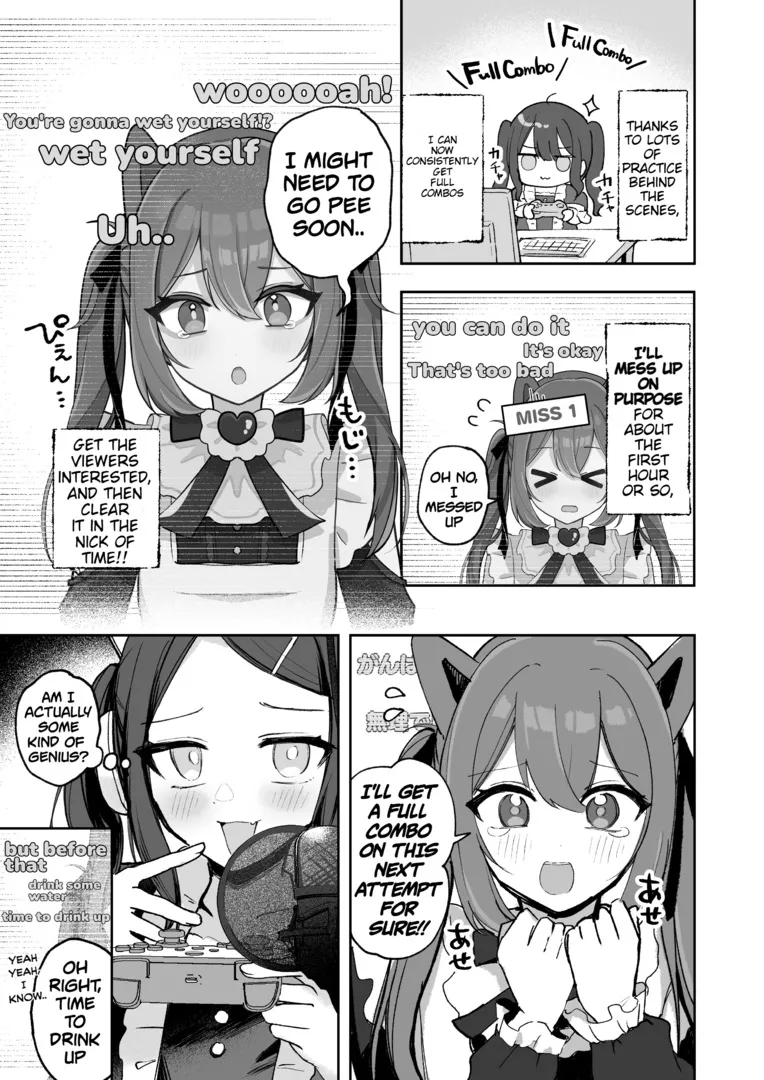 There's no way I'd wet myself on an oshigama stream !! page 3 full