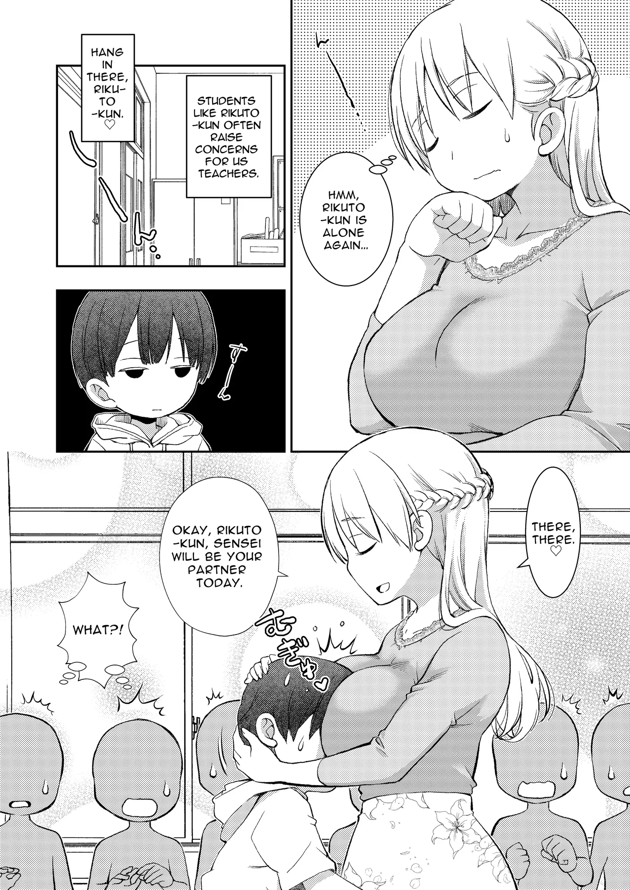 I didn't end up in a pair with anyone, so instead had sex training with my kind teacher page 4 full