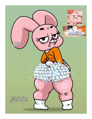 [PillotheStar] Anais Watterson - Bedazzled Bunny Booty + Bare Bunny Butt cover