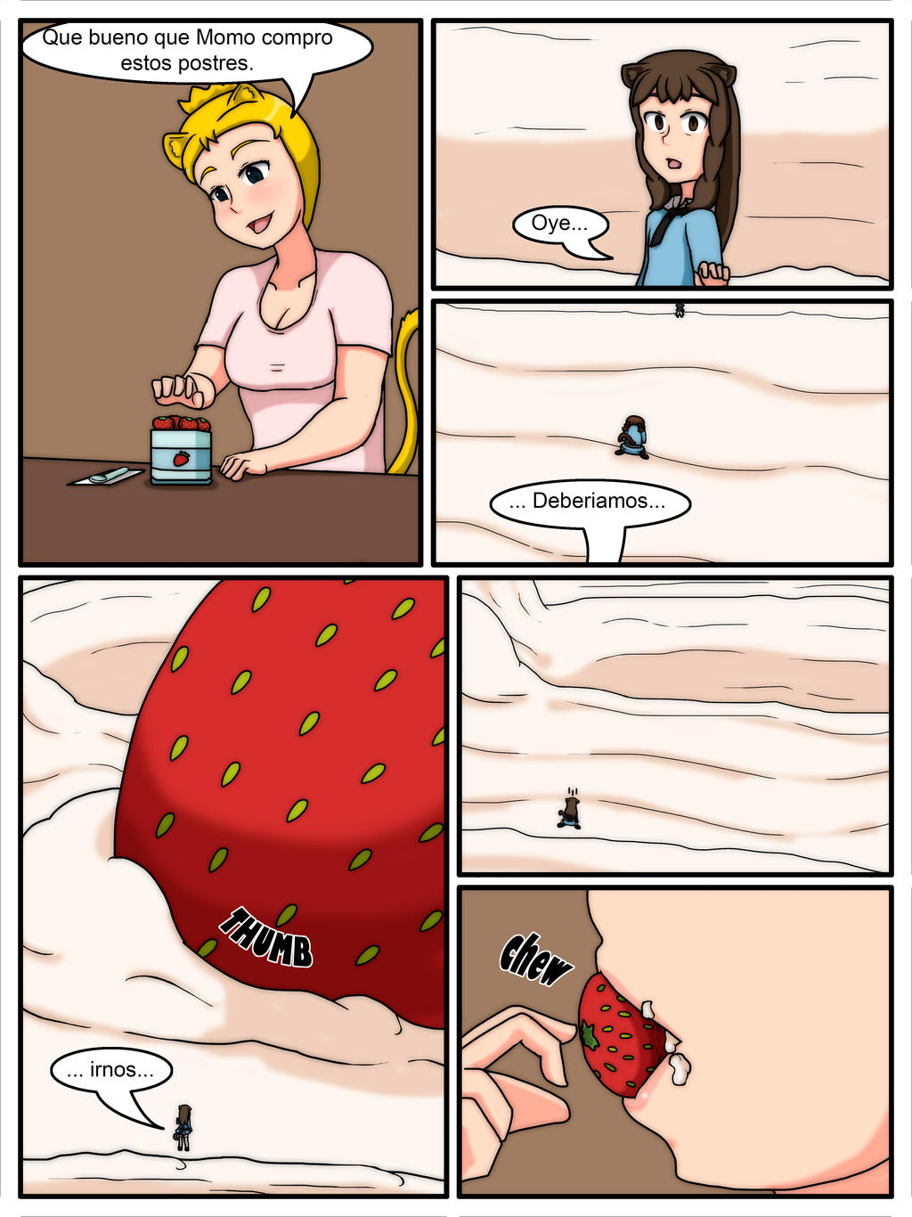 Hermanas Neko: Strawberry Dessert page 11 full