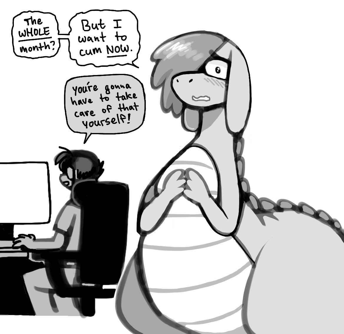 Ginger's No Nut November + Destroy Dick December page 3 full
