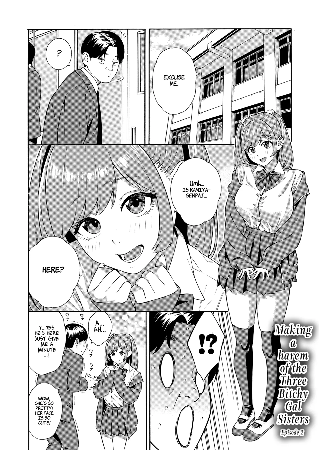 Making a Harem of the Three Bitchy Gal Sisters - Episode 2 page 4 full