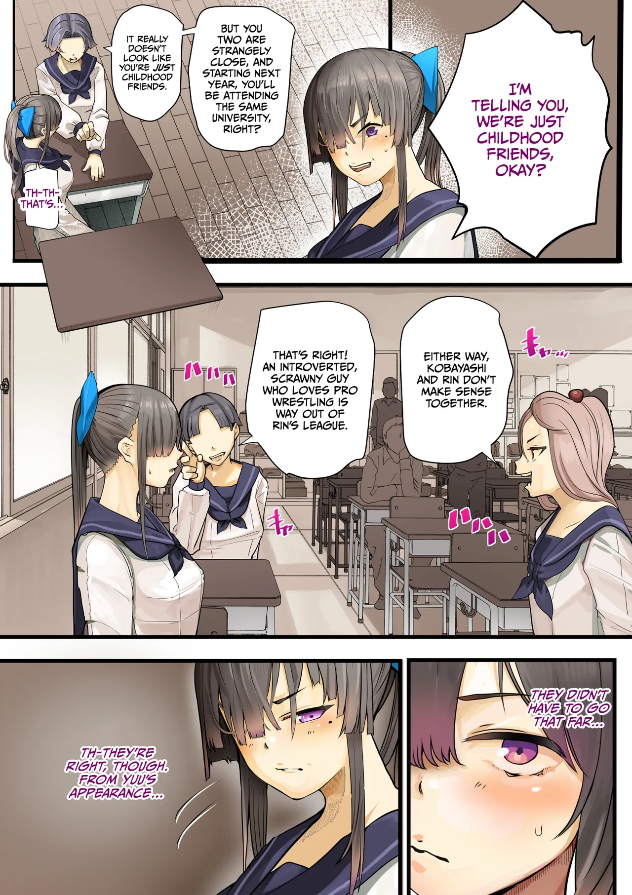 Kimi no Maku o Yaburu no wa Boku dato Omotteta.. InCha NTR Monogatari -BSS Hen- page 3 full