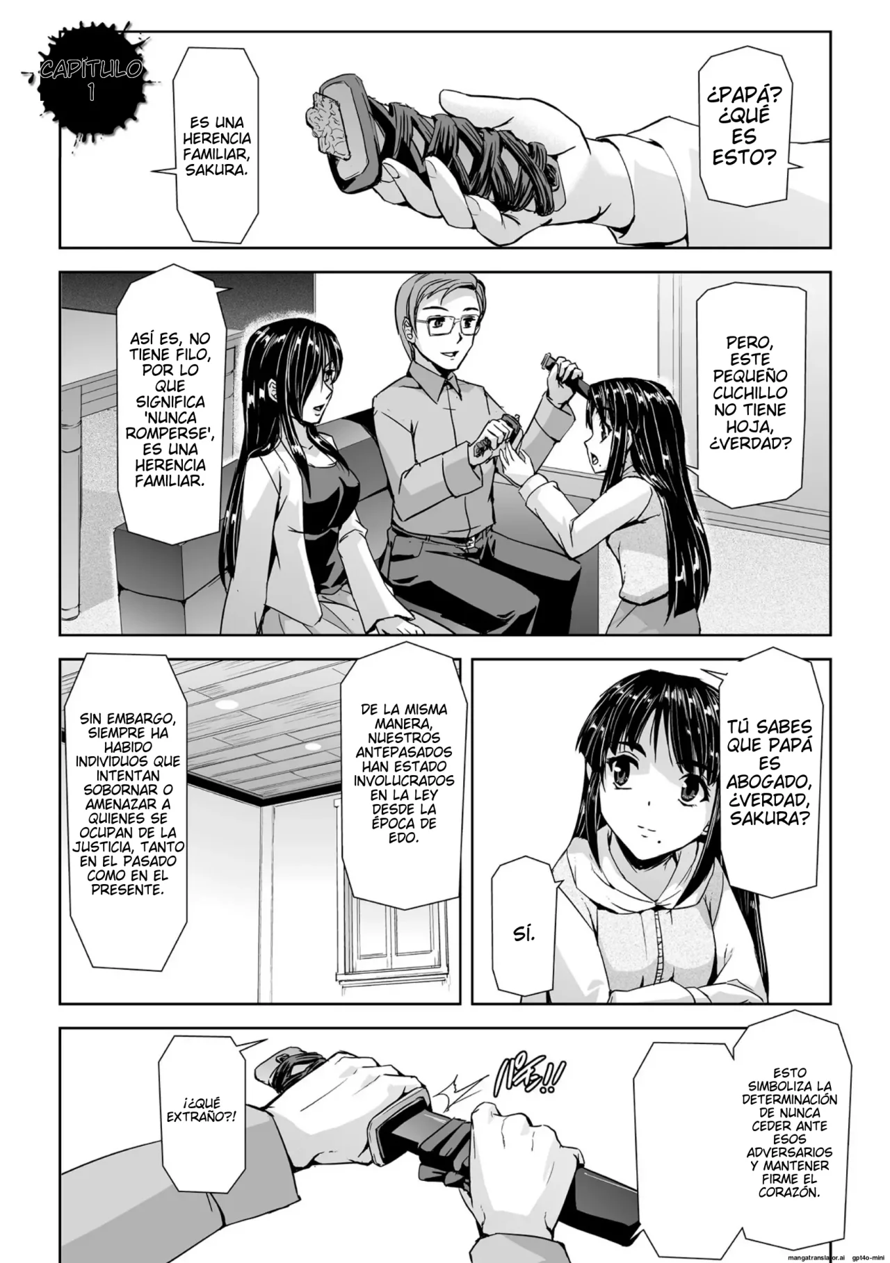 Torawareta Bishoujo Sousakan Kamishiro Sakura THE COMIC + Tsuika Zoku  Otou-sama to Papa + if Short Story  +  Design Archive  | La Hermosa Chica Investigadora Capturada Sakura Kamishiro - El COMIC page 5 full
