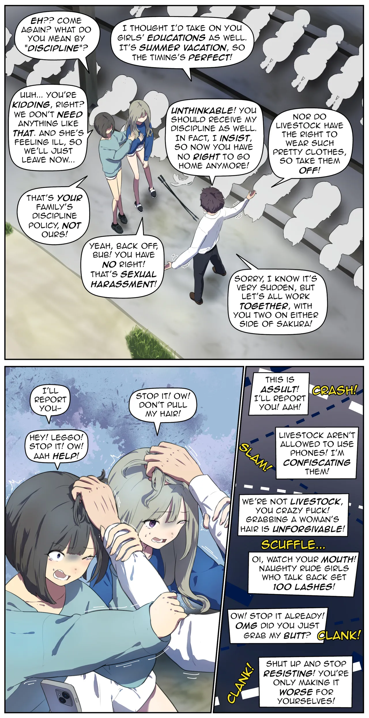 A life in the barn as punishment for a delinquent girl who has been spoiled until now page 12 full
