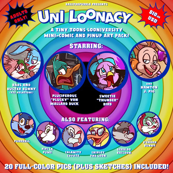 [BassyBefuddle] Uni Loonacy: Tiny Toons Looniversity Art Pack cover