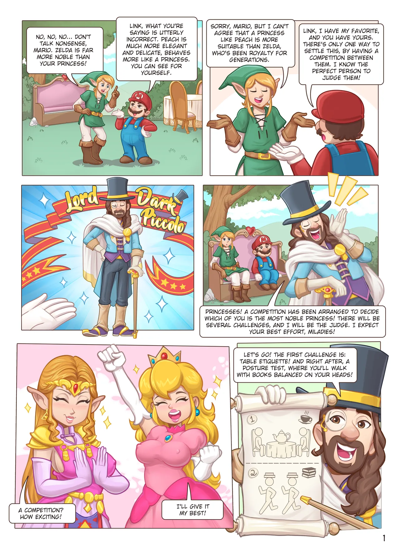 Hot Duels VI - Zelda vs Peach page 2 full