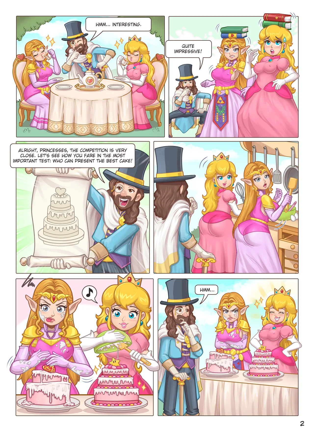 Hot Duels VI - Zelda vs Peach page 3 full