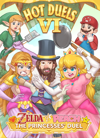 Hot Duels VI - Zelda vs Peach (English) cover
