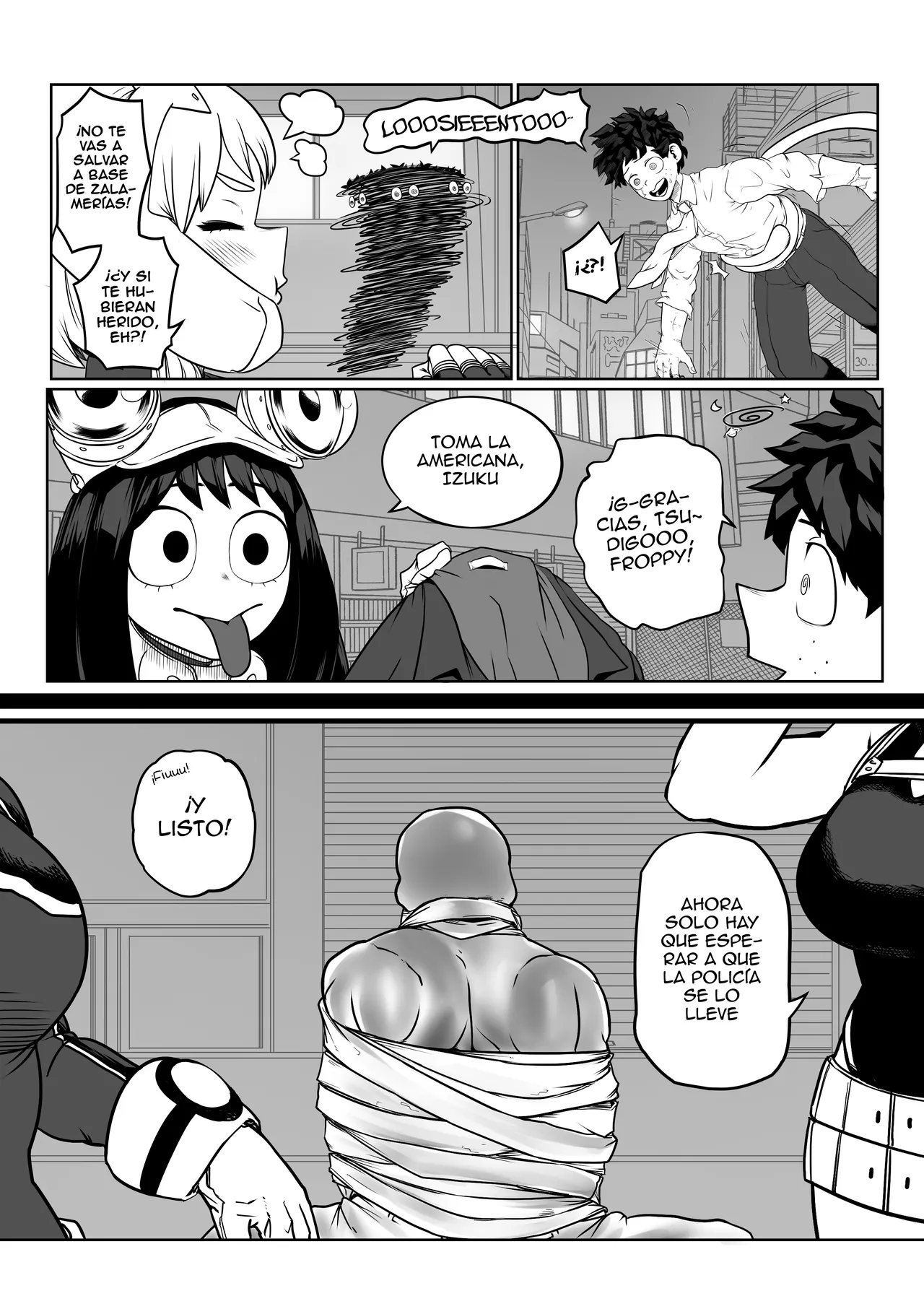 Catching up with my Hero Girlfriend - Poniéndome al día con mi novia heroína page 5 full