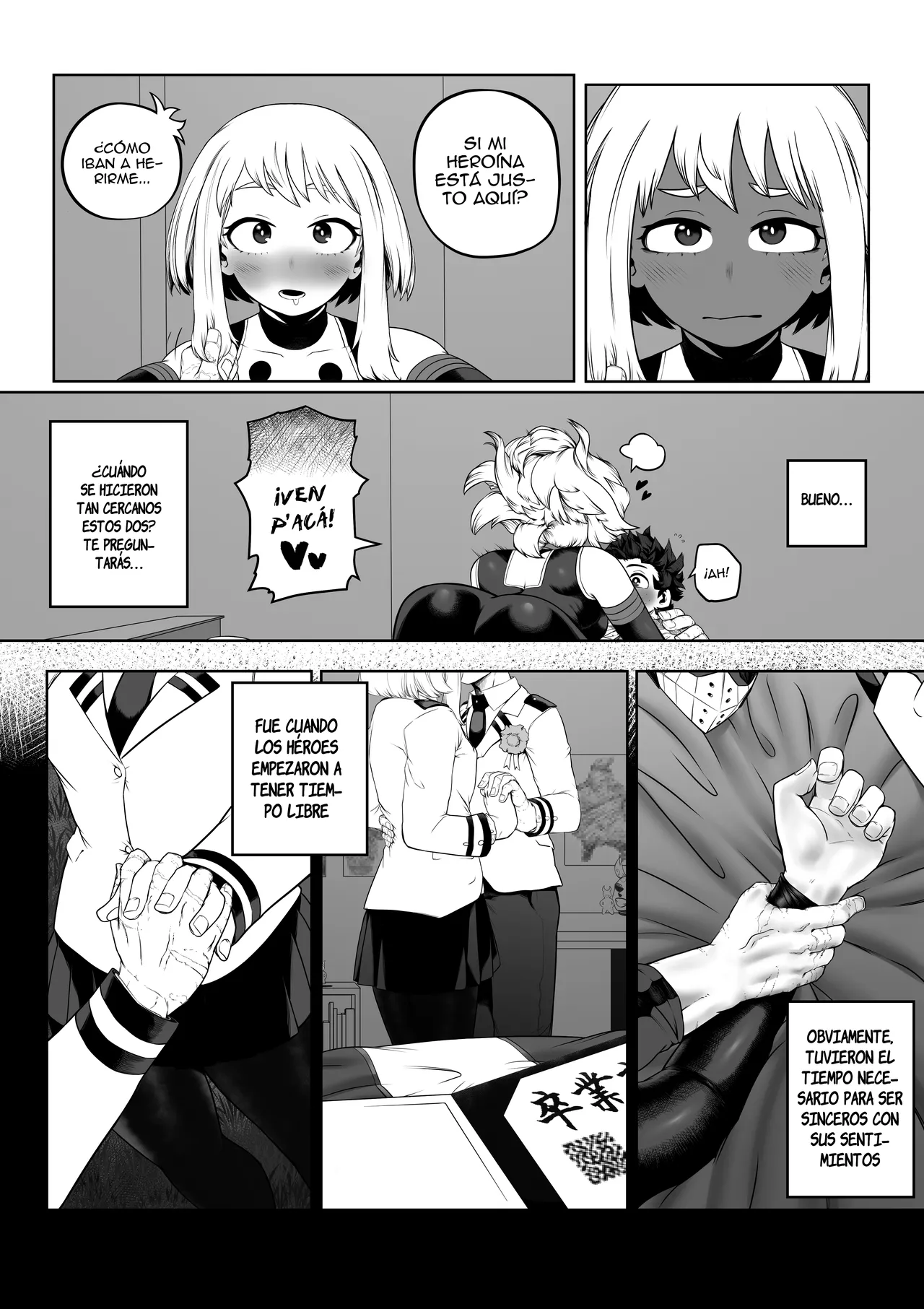 Catching up with my Hero Girlfriend - Poniéndome al día con mi novia heroína page 8 full