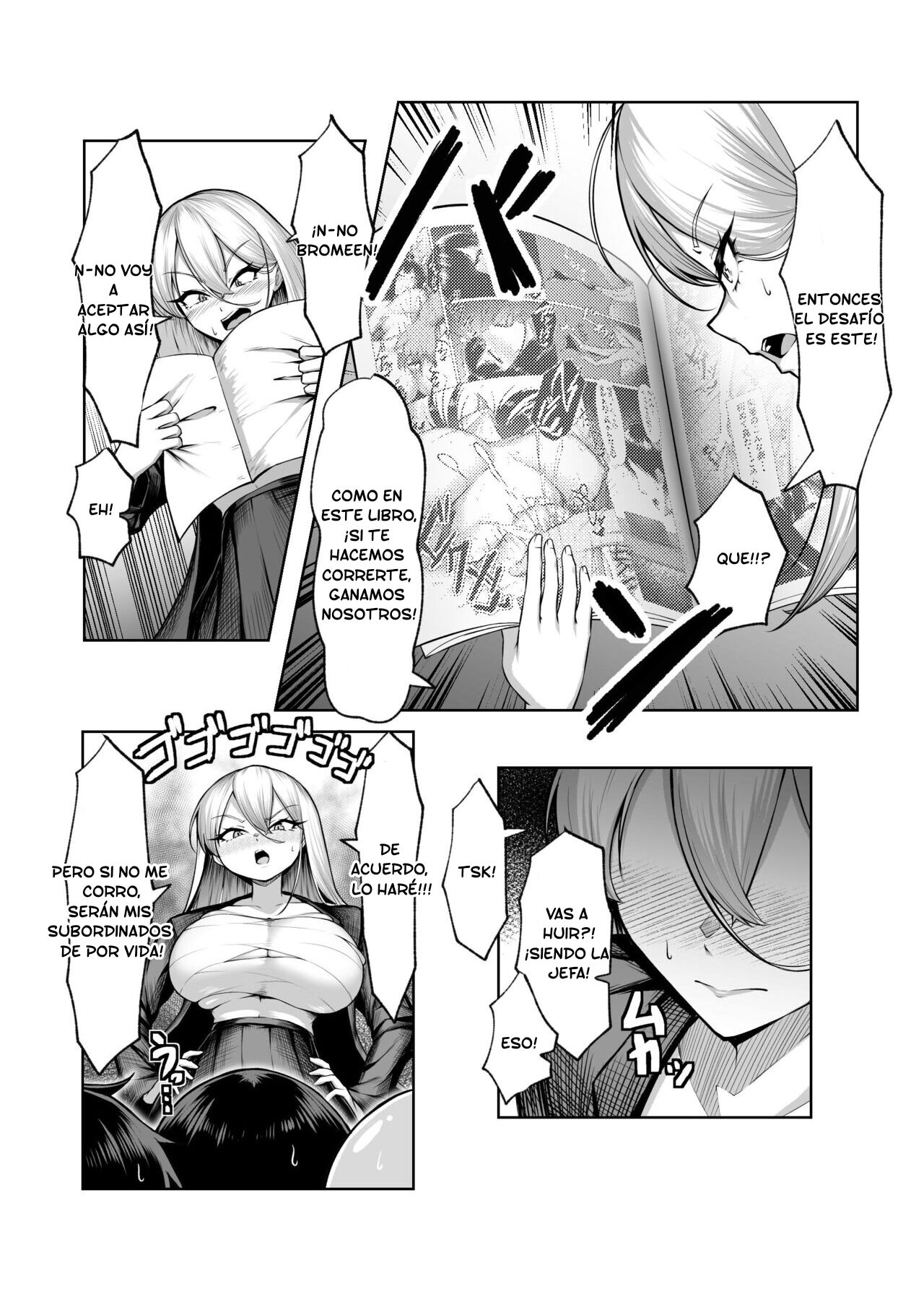 Saikyou no Onna Banchou ga Konna Erogaki-domo ni Makeru Wakenai! | ¡La Jefa Más Fuerte No Puede Perder Contra Estos Mocosos Pervertidos! page 8 full