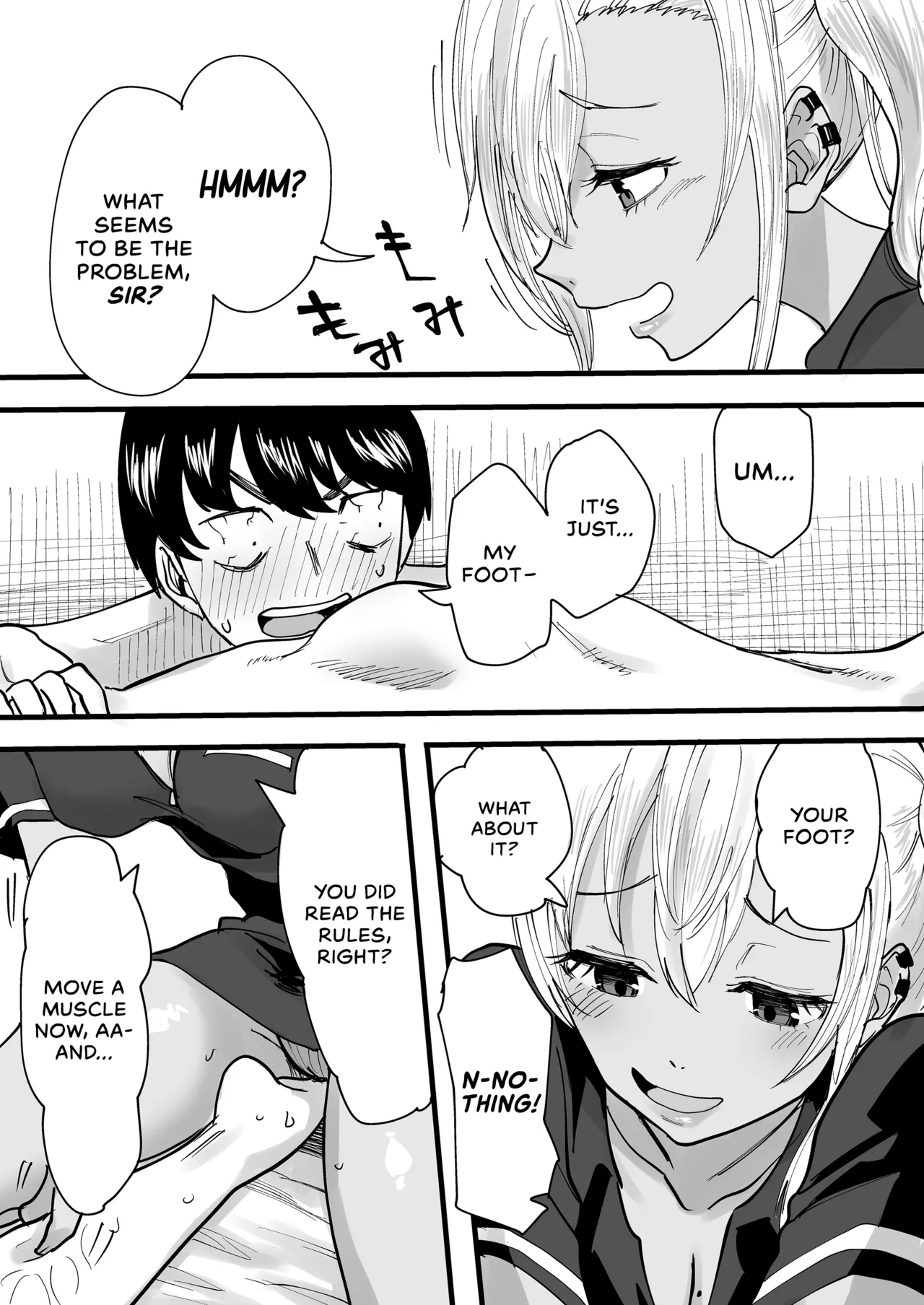 Kurogal Men-esthe Jou ga Yarasetekureru Hanashi | Happy Endings with a Tanned Gyaru Massage Therapist page 11 full