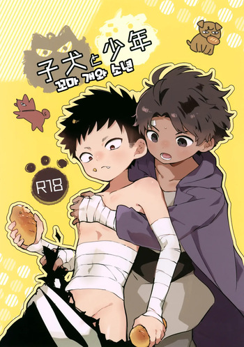 (ShotaFes 17) [bouya-san (baby stick)] Koinu to Shounen | 꼬마 개와 소년 (Arcana of Paradise -The Tower-) [Korean] cover