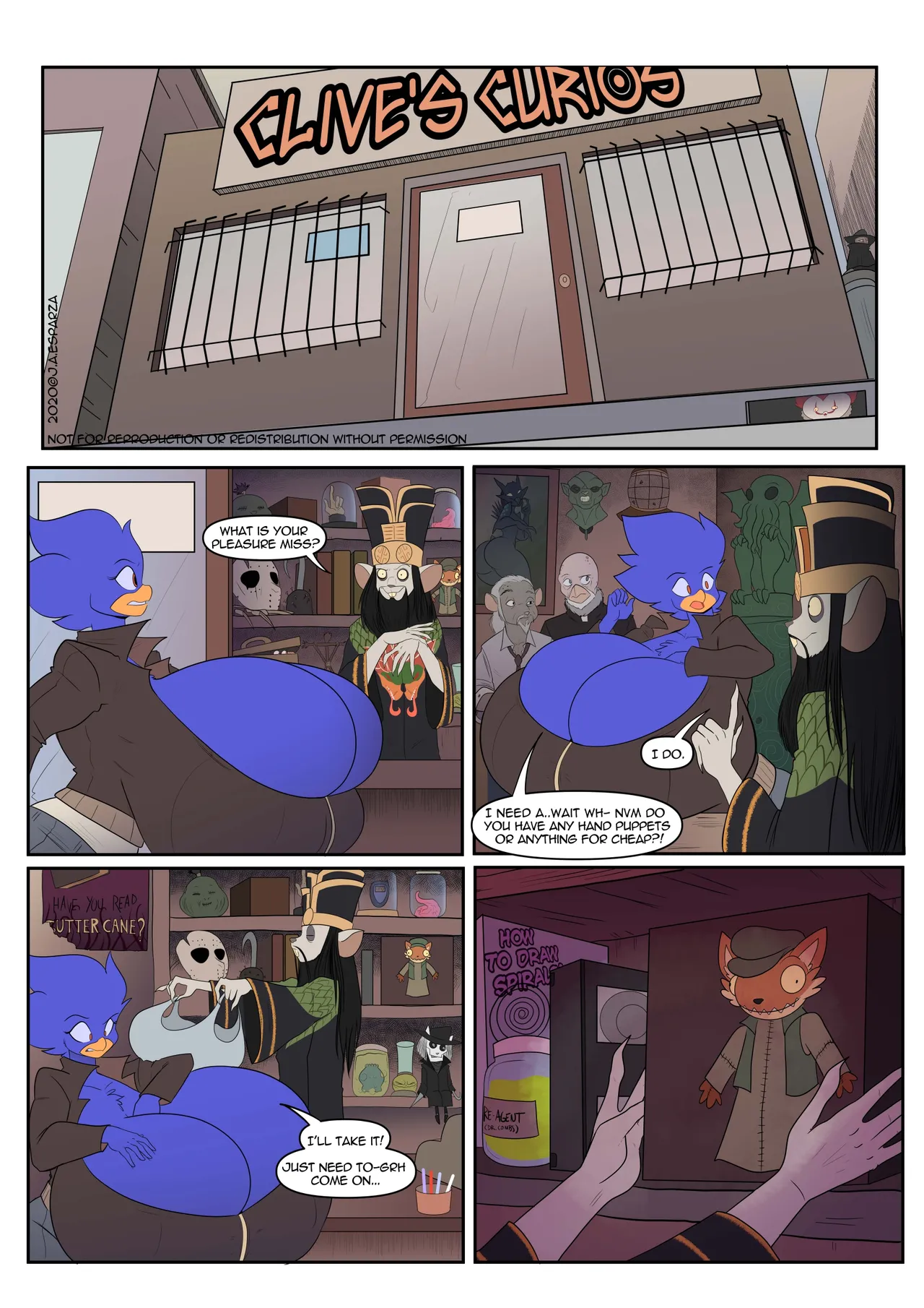 Busty bird vs evil ted page 6 full