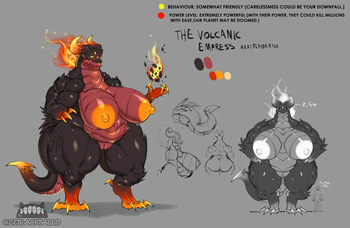 [ZeBlackBallD] Flagartha The Volcanic Empress cover