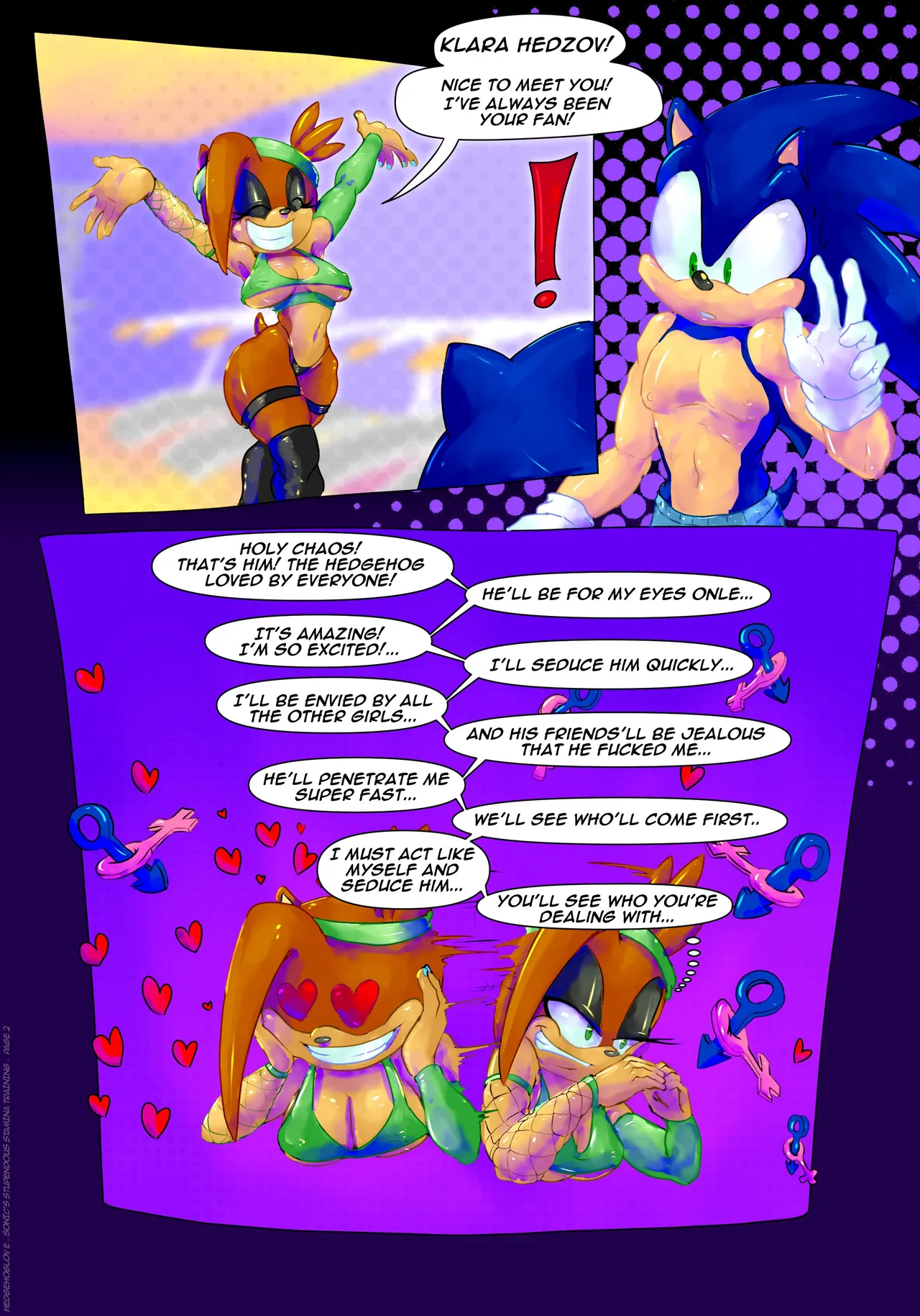 Sonic's Stupendous Stamina Training page 3 full