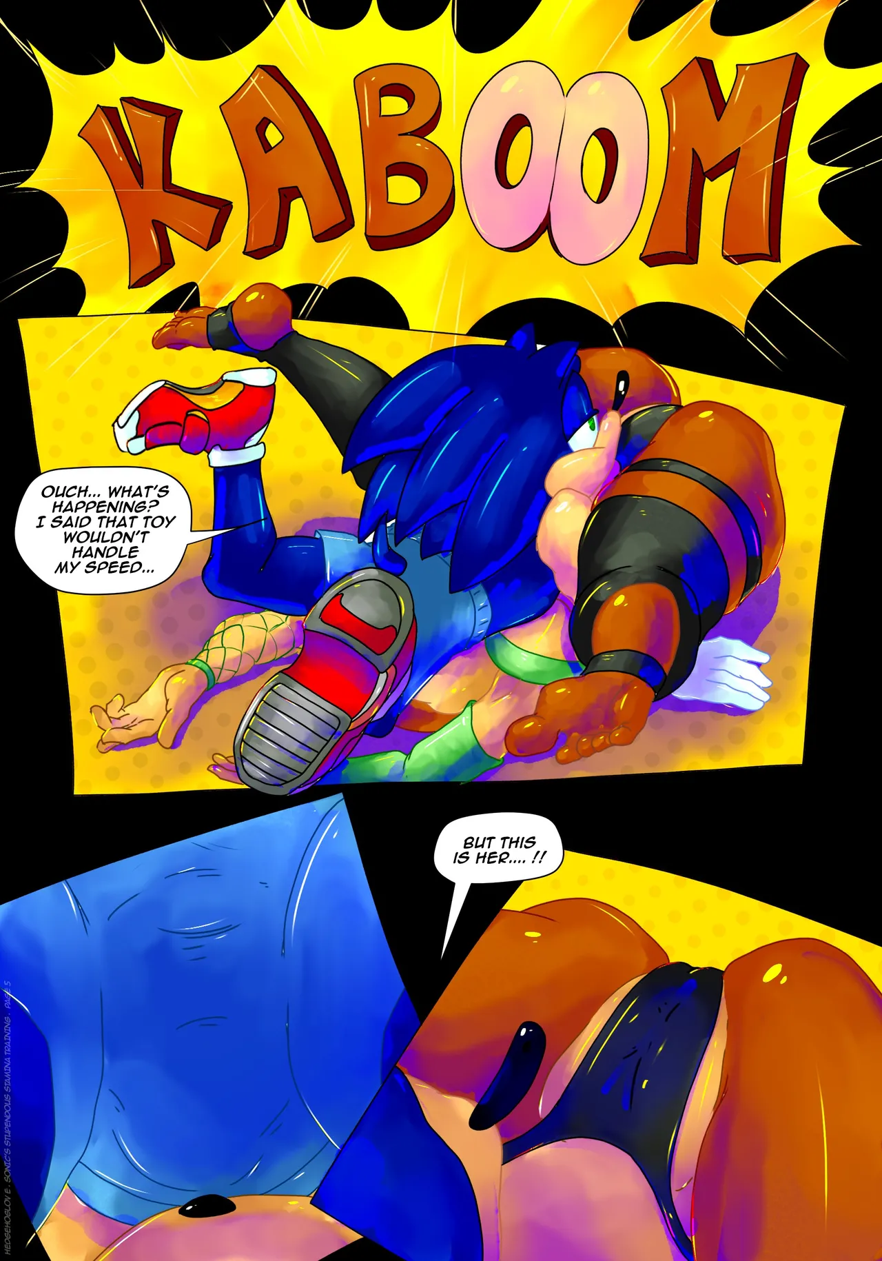 Sonic's Stupendous Stamina Training page 6 full