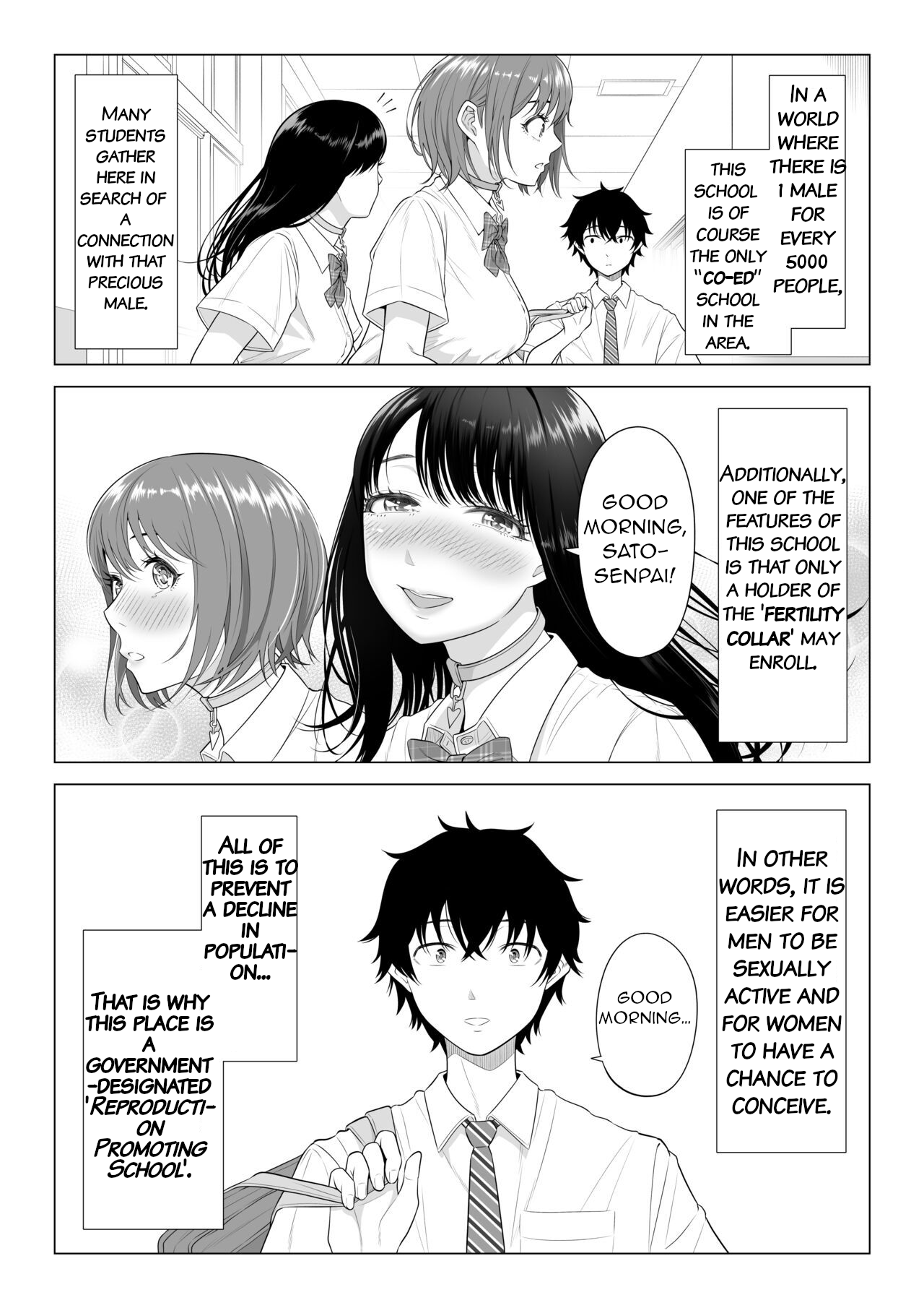 Dansei ga Kyokutan ni Sukunai Kono Sekai de wa, Seishi wa Kichou na Shigen desu. Sono 2 | In a World Where Men Are Scarce, Sperm Is a Precious Resource 2 page 6 full