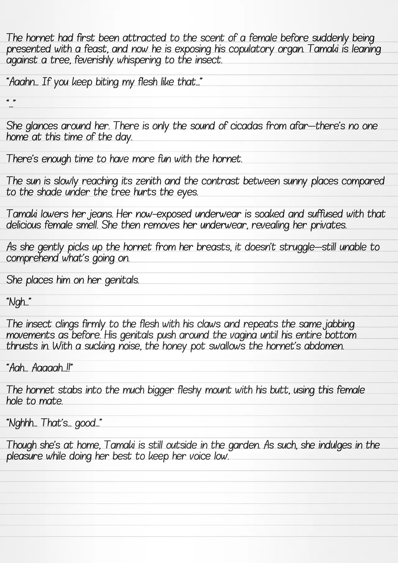 Misuke's Short Stories 19 - Tamaki & Hornets page 7 full