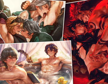 [Bludwing] Term 63 - Dr. Ratio/Caelus, Fushiguro/Sukuna, Kaveh/Alhaitham cover