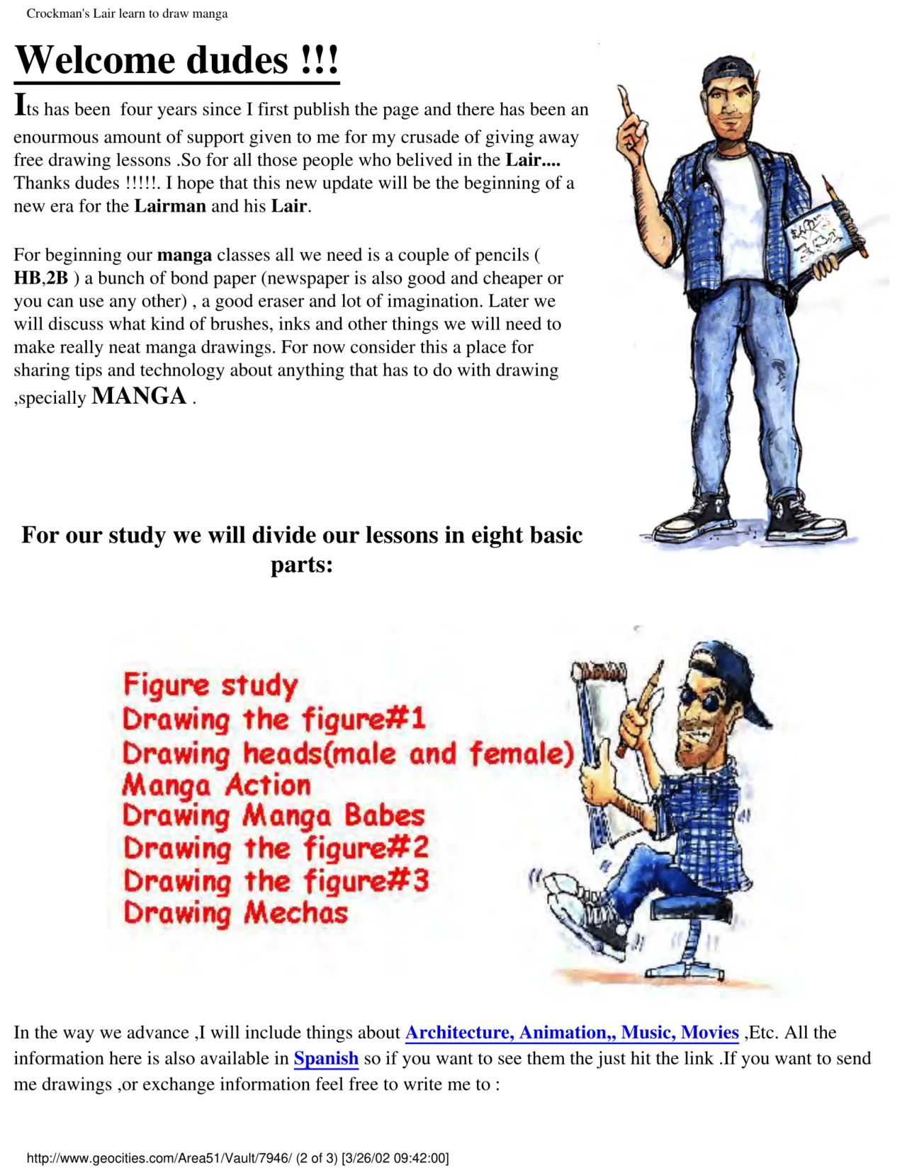 Crockmans Lair: Learn to Draw Manga page 2 full