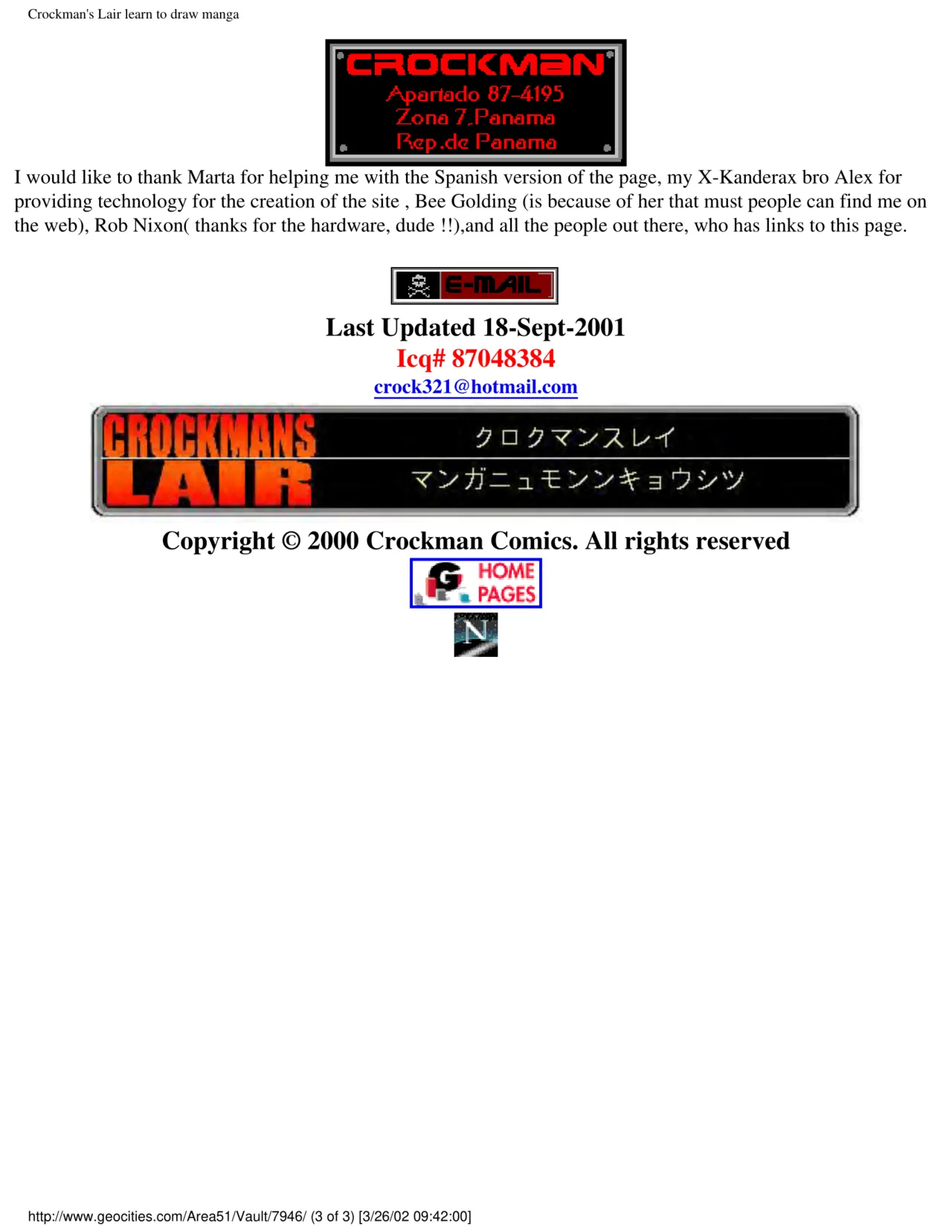 Crockmans Lair: Learn to Draw Manga page 3 full