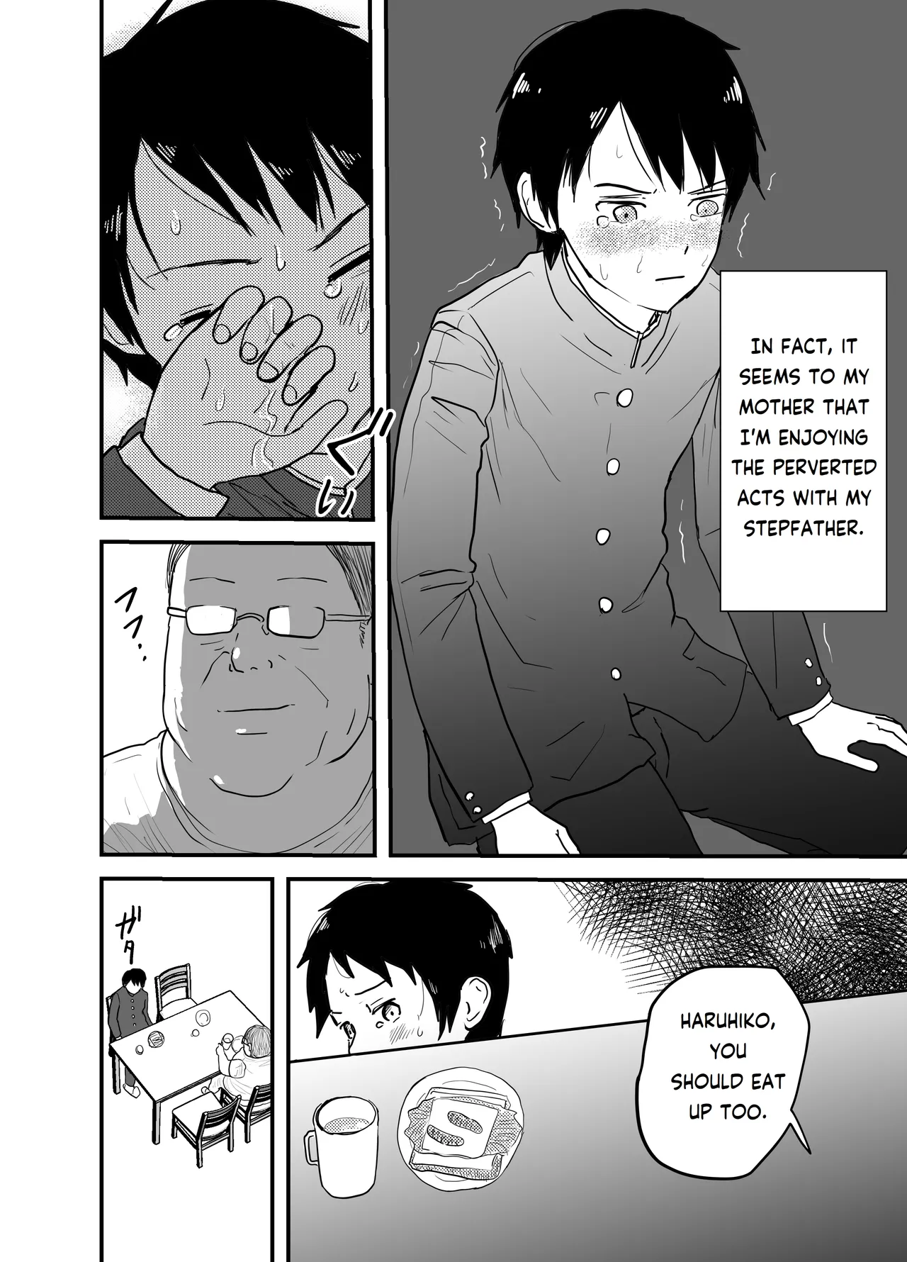 Hentai Mamachichi to Kodoku Shounen Kichiku no Anal Choukyou Nigeba no Nai Kairaku Jigoku! | Perverted Stepfather and Lonely Boy. Devil Anal Training. A Pleasure Hell With No Escape! page 5 full